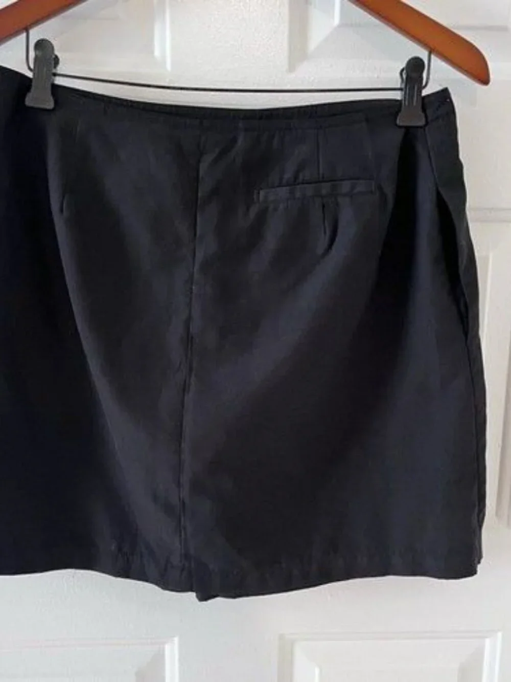 Izod Skort Shorts Womens Size 8 Solid Black 7
